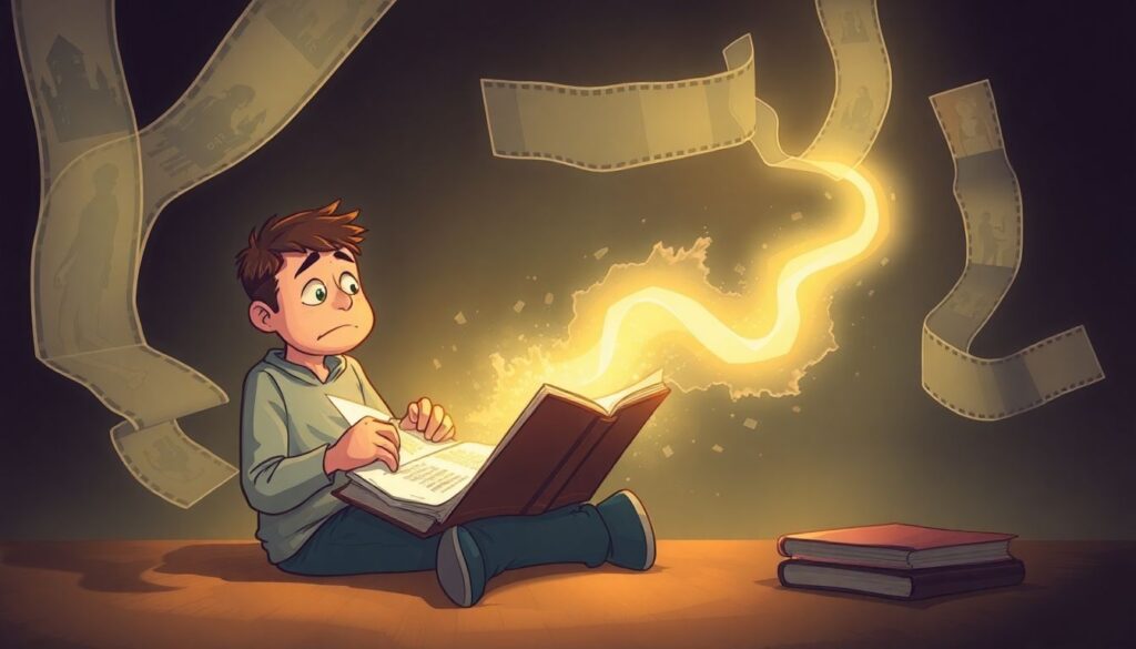 Как работают флешбеки на разных стадиях повествования - иллюстрация