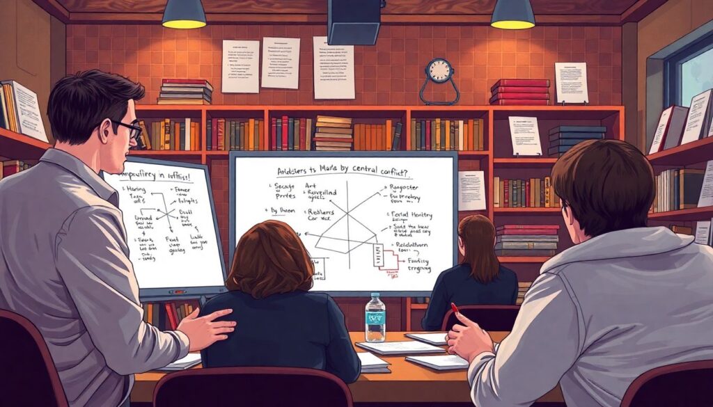 Сравнение сюжетных структур в адаптациях и оригиналах - иллюстрация