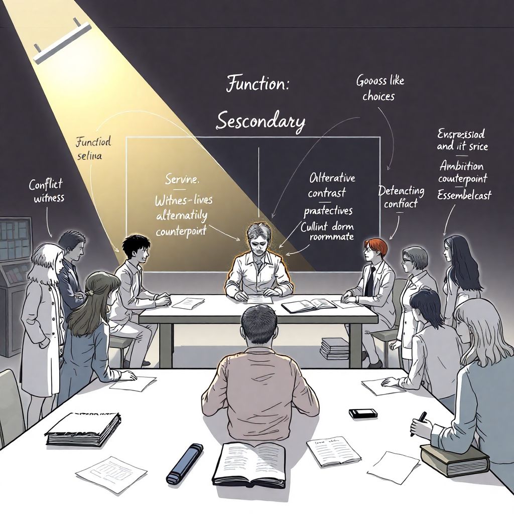 Роль второстепенных персонажей в развитии сюжета и углублении истории