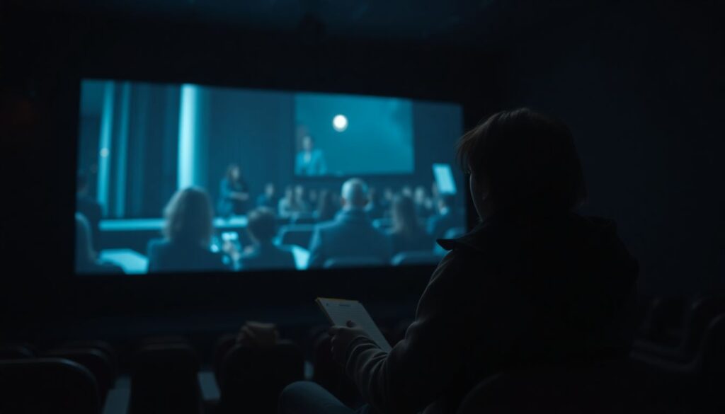 Разбор музыкального сопровождения и его значения в эмоциях сцены - иллюстрация