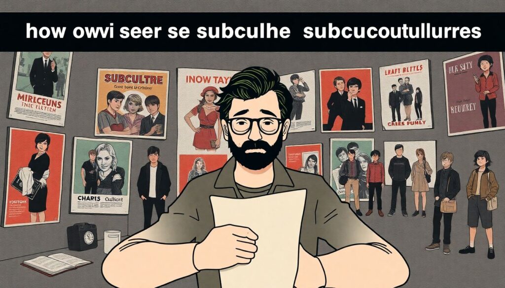 Влияние субкультур на развитие сюжета и персонажей - иллюстрация
