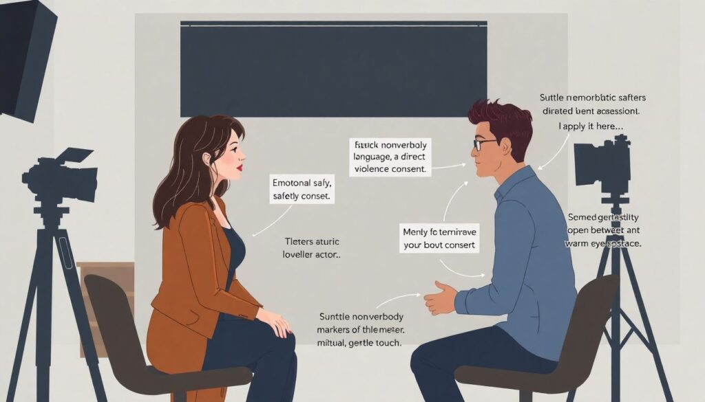 Парные сцены, которые разжигают драму и романтику - иллюстрация