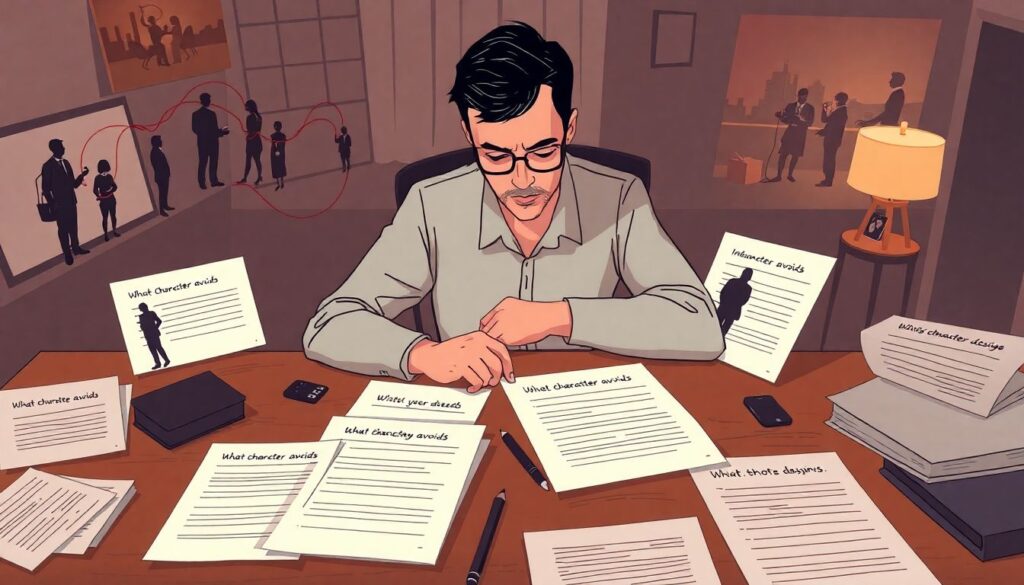 Парные сцены, которые разжигают драму и романтику - иллюстрация