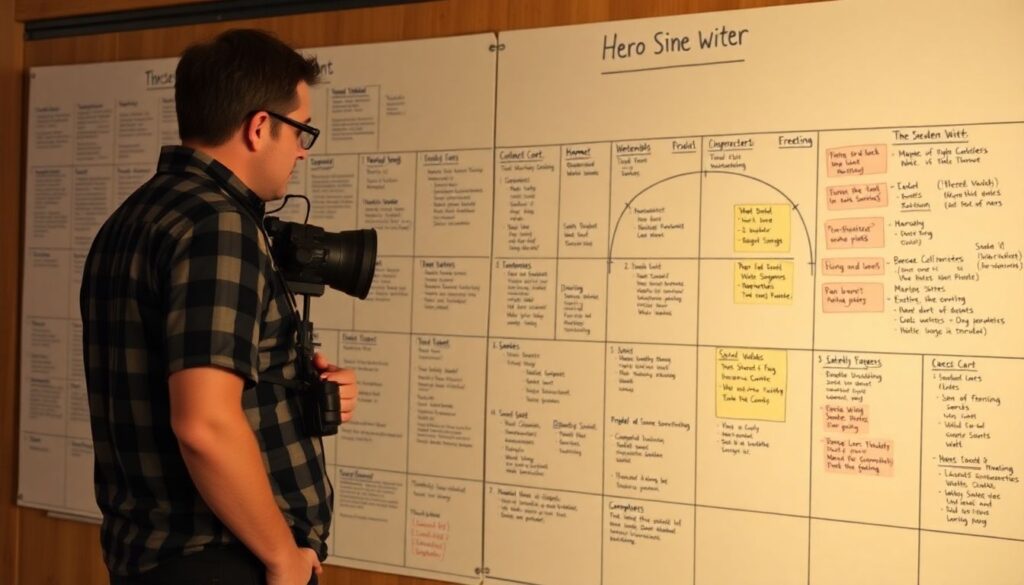 Разбор совместной работы режиссера и сценариста над одной сюжетной линией - иллюстрация