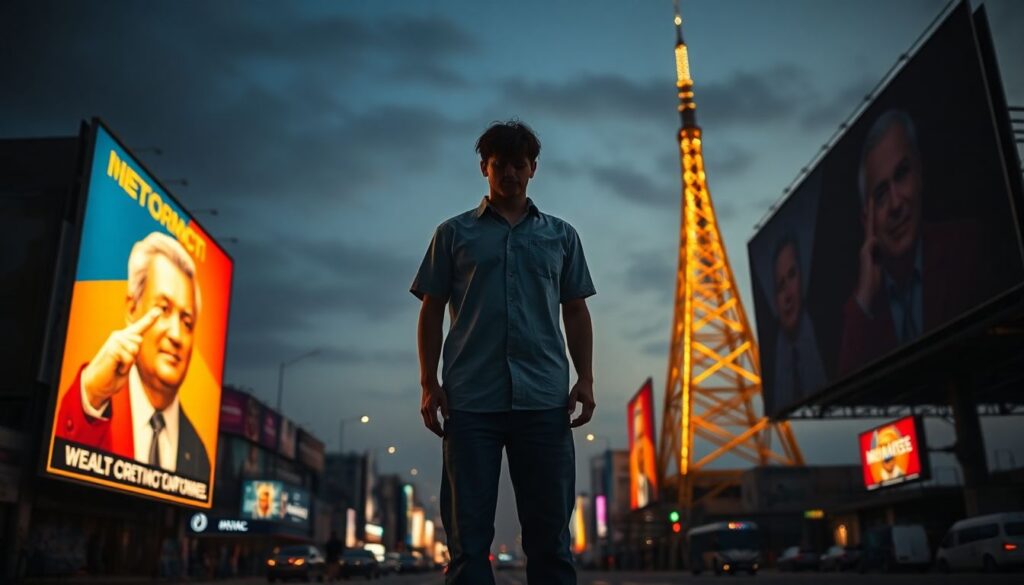 Разбор политических подтекстов в современных шоу - иллюстрация