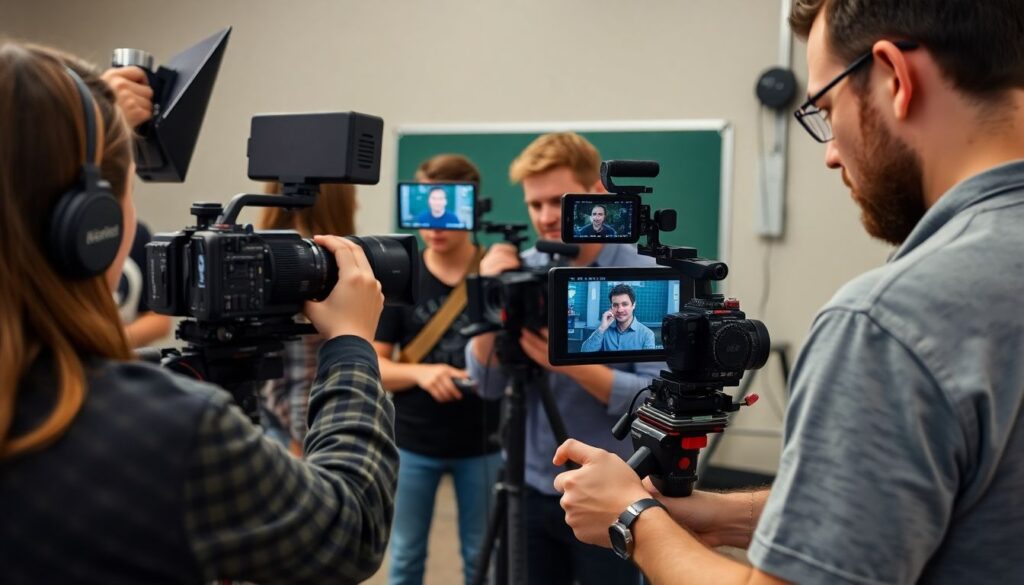 Необычные ракурсы съемки в ключевых сценах - иллюстрация