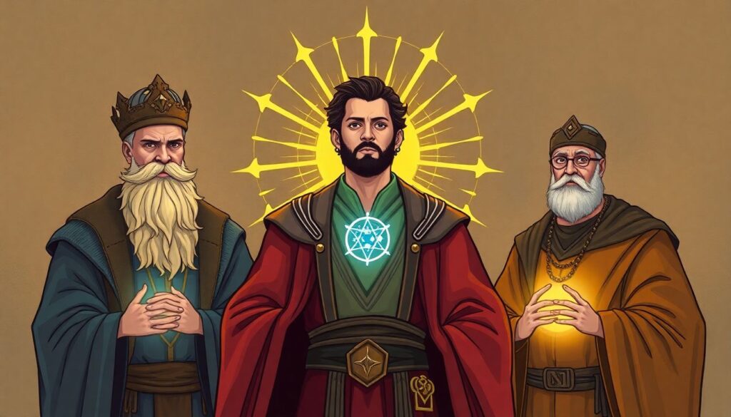 Роль наставников и учителей в развитии персонажей - иллюстрация