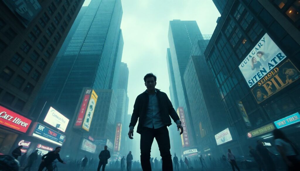 Необычные ракурсы съемки в ключевых сценах - иллюстрация